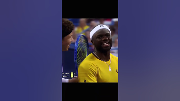 Shelton x Tiafoe