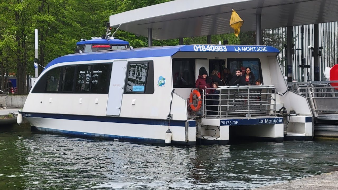 Sauter dans le petit bateau à  entre Le millénaire  Aubervilliers à porte la villette