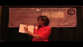 Practical Test Of Articulation And Phonology At Asha School 2010