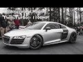 Audi r8 v10 1100hp twin turbo revs  underground racing