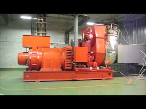 3D animation of industrial gas turbine working principle  FunnyDog.TV