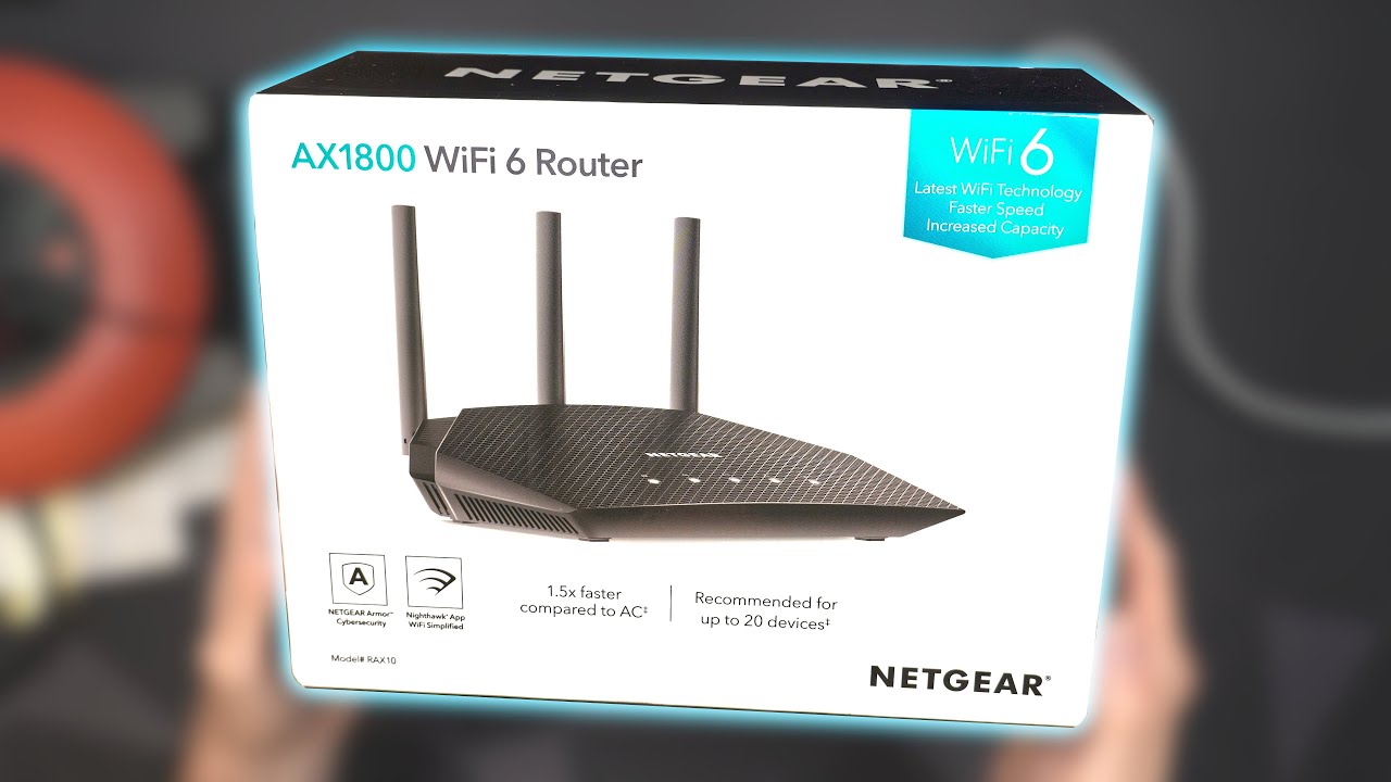 Netgear Routeur Wifi WIFI 6 RAX10-100EUS - Dual Band AX1800 pas