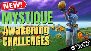 How to Get Mystique's *SHAPESHIFTER* Emote in Fortnite! 💀 (ALL Mystique Awakening Challenges)