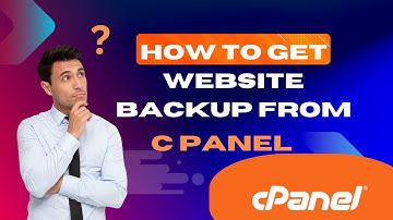 How To Get Website Backup From Cpanel | A Complete Guide to Safeguarding Your Website