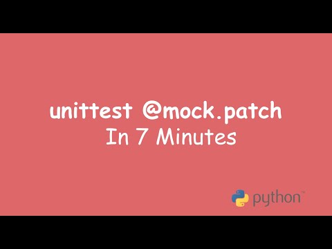 mock patch in Python unittest library