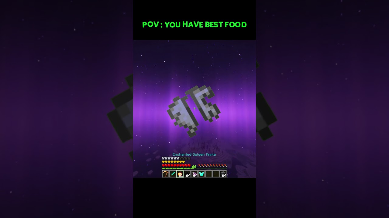 Pov you have the best food.. #minecraft #shorts #shortsfeed