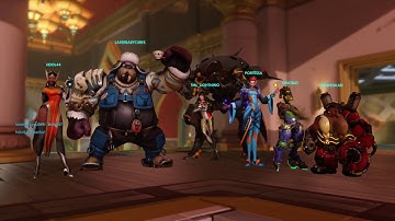 (PS4 Pro) Overwatch: CTF with FRIENDS! :D - Highlight Game 1