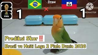 Prediksi skor Brasil vs Haiti laga 2 fase grup piala dunia 2026