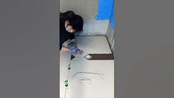 Bathroom floor drain tiling process#tilework#shorts