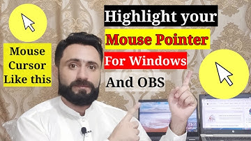 How to Highlight Mouse Pointer For Windows 10 Urdu/Hindi