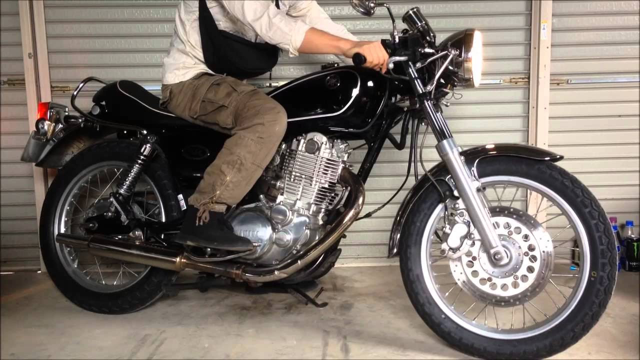 SR400 プロト スーパーサウンドマフラー スーパートラップ - YouTube