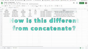 TextJoin in Google Sheets and how it