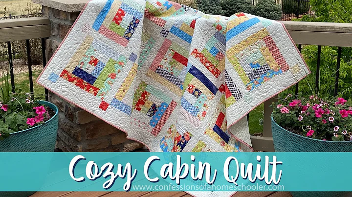 Erica's EASY Log Cabin Quilt (Beginner Friendly Qu...