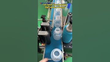 Automatic Labeling Machine for Bottles #labelingmachine #bottlelabelingmachine #stickerlabeling