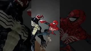Marvel Legends Spider-ManGameverse VS ZdToy Venom#marvellegends#spiderman#spiderverse#marvel#shorts