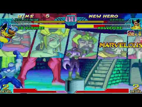 Marvel vs. Capcom - Wolverine, War Machine vs. Red Venom, Wolverine 3