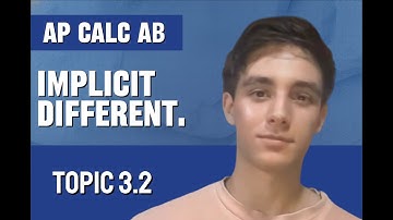 Implicit Differentiation [AP Calculus AB Review Unit 3 Topic 2]