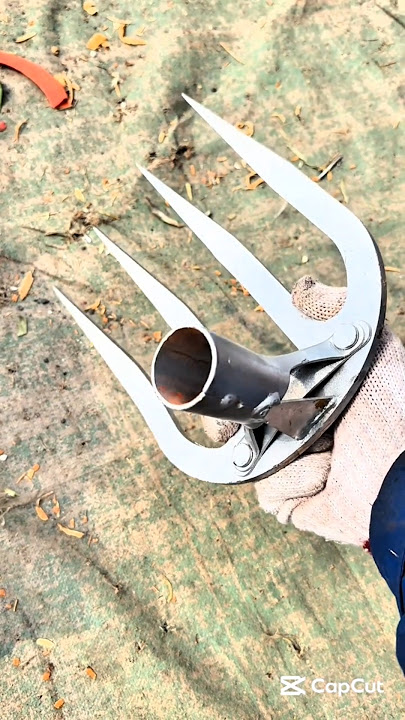 Useful New Four---Tine Garden Rake #gardentools #gardeningtips #gardenworks