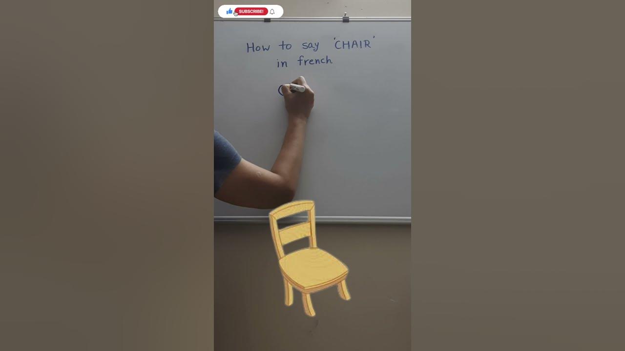 How To Say CHAIR In French Learn French Onward Academy fyp how-to-say-chair-in-french-learn-french-onward-academy-fyp