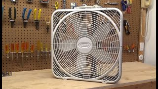 Lasko 3723 Premium Box Fan from 1998-99 | Initial Checkout