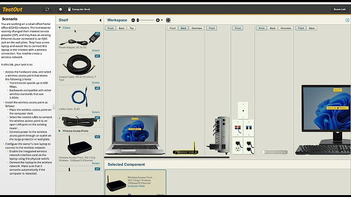 11.5.10 Create a Home Wireless Network