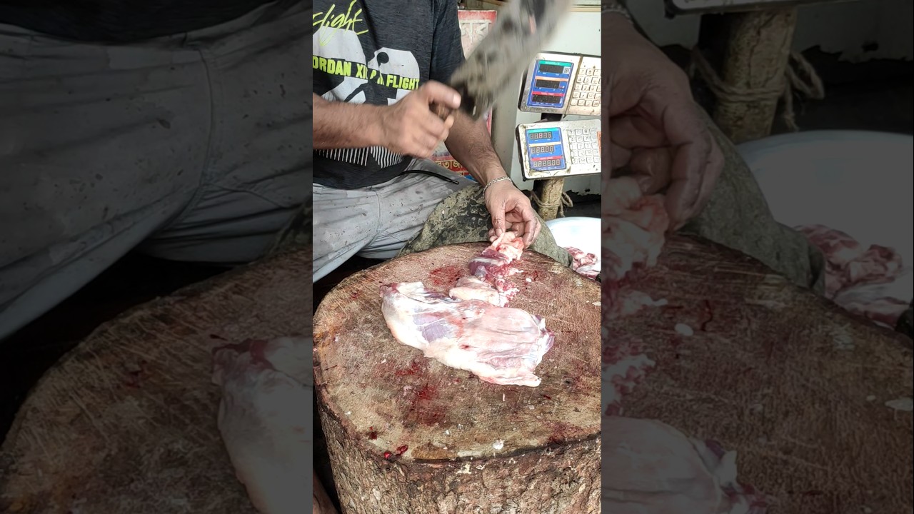 Goat cutting 