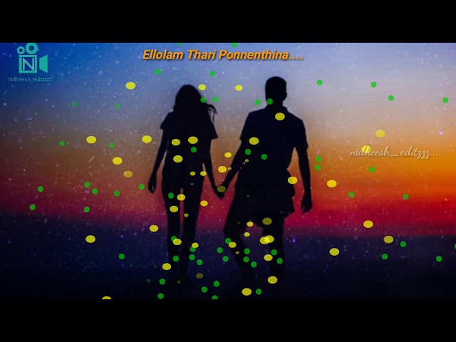 Ellolam thari ponnenthina.... Remix song. editted cover version  #kallumalakaathil..... #remixsongs