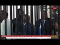 LAST MOMENTS DURING THE FIRST DAY OF THE TRAIL OF DR. RIEK MACHAR AND THE SEVEN ACCUSED