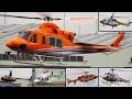 Various Helicopters Video - Bell 412EP Takeoff, Aerospatiale AS332L1 Super Puma Landing, etc.