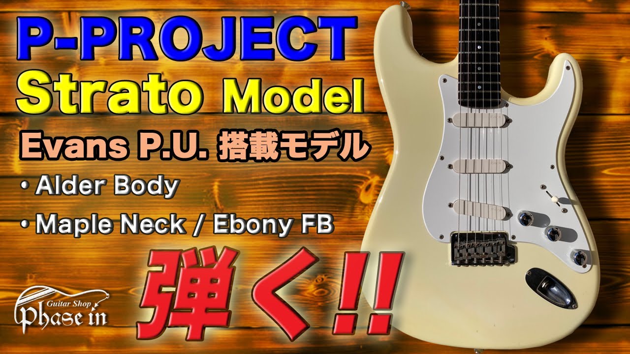 P project エレキギター 所有ギター紹介】1990年代の国産コンポーネントギター「P