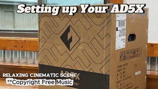 How to set up the Flashforge AD5X 3dprinter