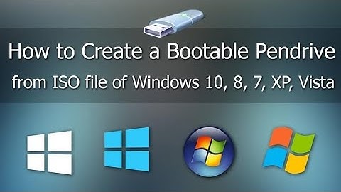 Create bootable USB drive window xp,7,8,8.1, 10