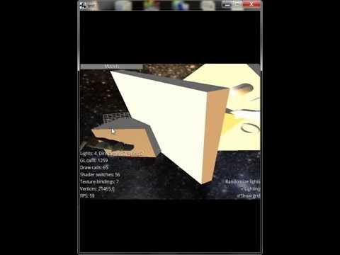 Libgdx Features -  3D Benchmark test