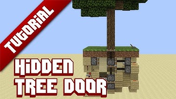 Minecraft Tutorial: Hidden Tree-Door