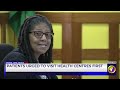 Patients Urged to Visit Health Centres First | TVJ News