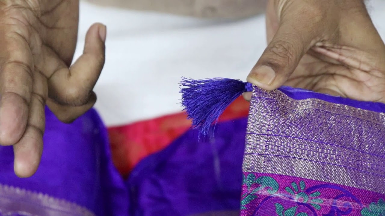 सर्व प्रकारच्या साड्यांना पदराला छान छान गोंडे फक्त्त 8 रुपयात तयार करा सोप्या 3 प्रकारचे... .