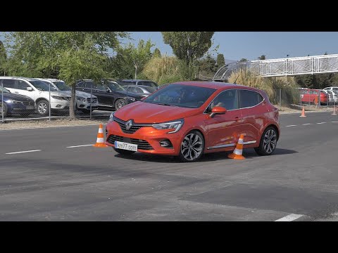 Renault Clio 2019 - Maniobra de esquiva (moose test) y eslalon | km77.com