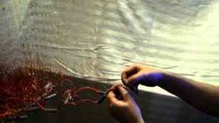 How to make Cast Net Braille Lines and Tuck Strings - Fishing Tv HD
