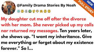Details My daughter cut me off after the divorce with her mom. She never picked up my calls nor… News