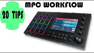 Akai Mpc 20 tips - small topics and ideas on Mpc Workflow - beginners and advanced