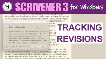 Scrivener 3 for Windows: How to Use Revisions