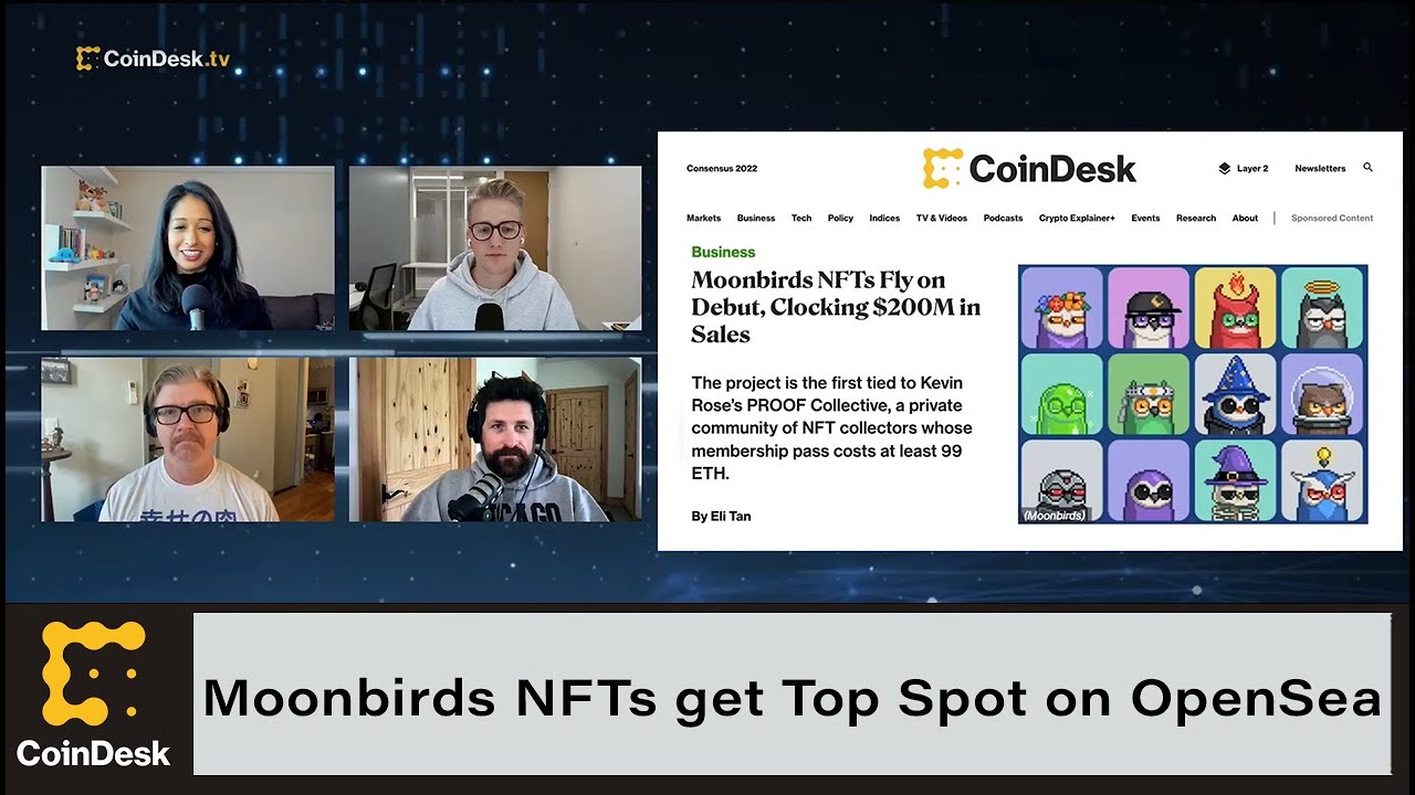 Moonbirds NFTs Fly Into Top Spot on OpenSea
