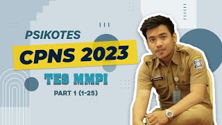 Tes CPNS 2023 - Psikotes - Tes MMPI ( Part 1 )