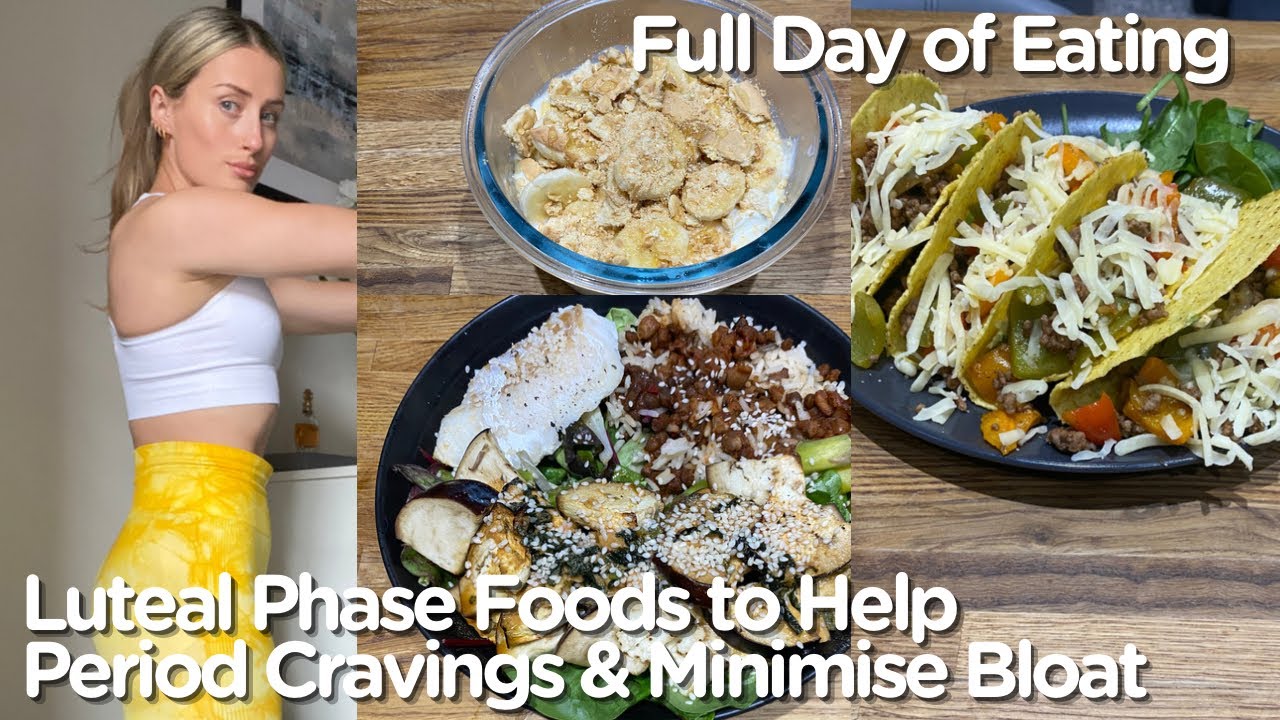 Full Day of Eating | Calorie Deficit, Cycle Foods, Luteal Phase, Reduce ...