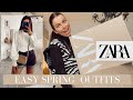 EASY CASUAL OUTFITS FOR SPRING | ZARA HAUL