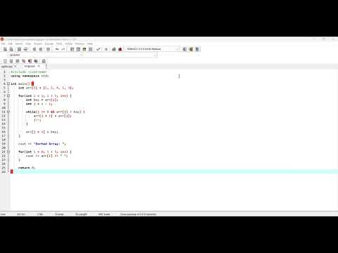 Topic: Insertion Sort Final Project in Computer Programming 2 