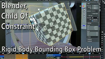 Blender Child Of Constraint Error with rigid body attached to bone. Bounding box does not work.
