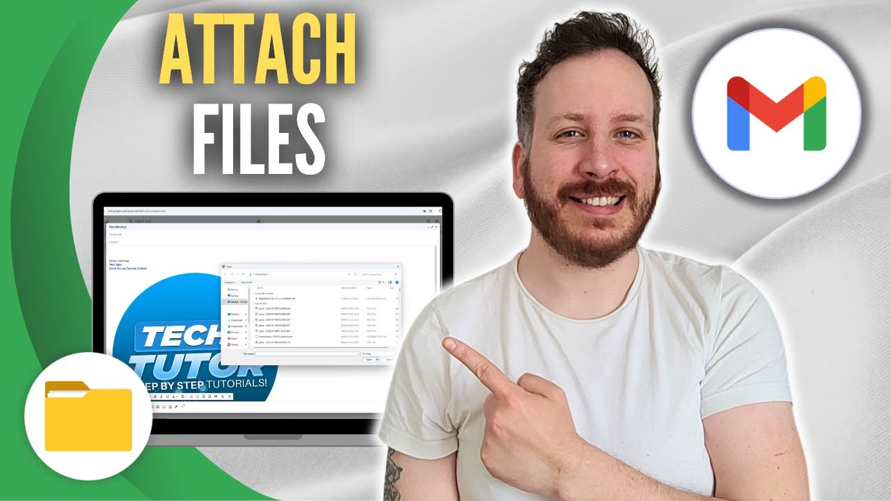 How To Attach Files To An Email In Gmail - YouTube