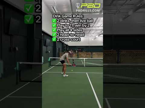 Dink Game Pickleball Drill