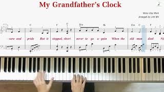 Video thumbnail of "My Grandfather's Clock | Piano solo | Easy level | Linh Nhi"